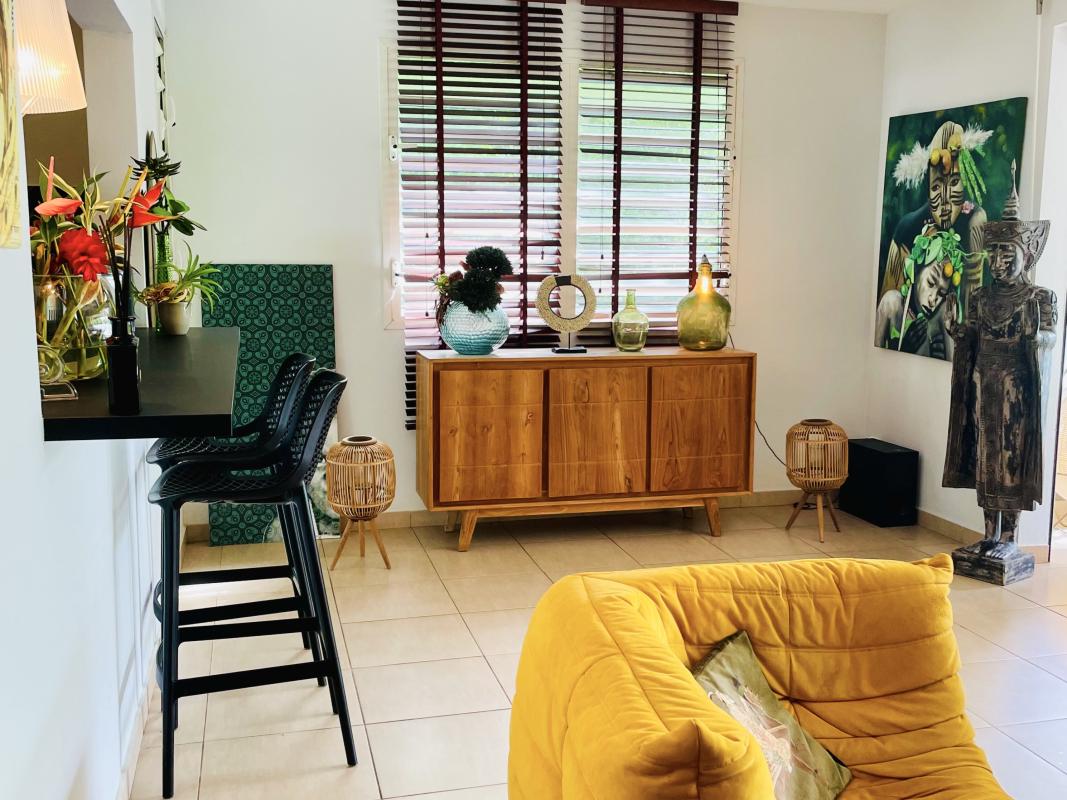 Location villa 3 chambres Trois ilets - Bar cuisine